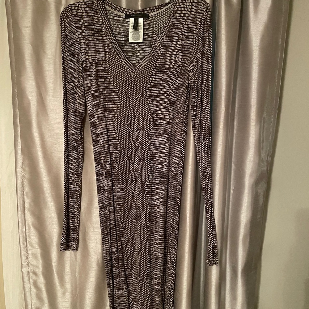 BCBG long sleeve fitted tunic dress.